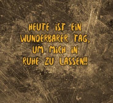 Preview: Heute ist ein wunderbarer Tag, um mich in Ruhe zu lassen! - Jersey - kleines Panel